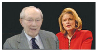 Sheri Dew marvels at Hinckley's revelation face.