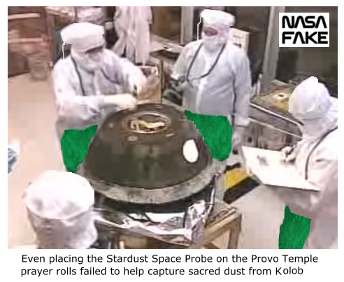 Star Dust space probe fails to find dust from Kolob.