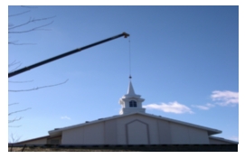 LDS low ceiling chapel.