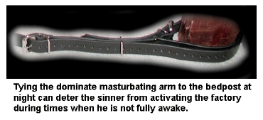 Mormon mastubation wrist ties.