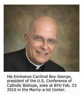 Cardinal Boy George at BYU.