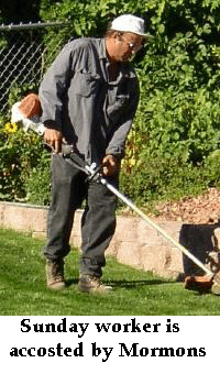 Mormon LDS Sunday Worker.