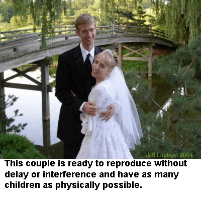 LDS Temple marriage couple.