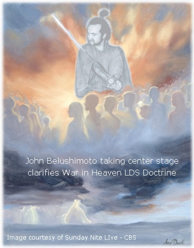 Mormon LDS War in Heaven courtesy of www.merrillosmond.com.