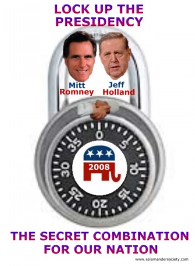 Mitt Romney Jeffrey Holland run for the presidency ticket.