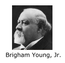 Brigham Young, Jr resembles Colonel Sanders.