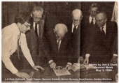 Mark Hofmann, Gordon Hinckley and Boyd Packer.