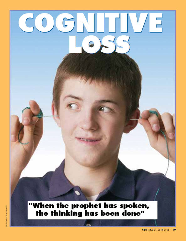 Mormon LDS cogntive loss floss.