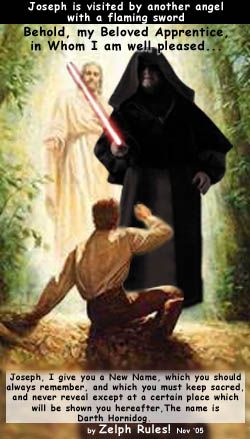 First Vision Joseph Smith revenge of the 
Sith - Darth Vader new name.