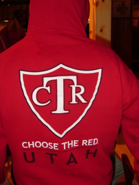 CTR Choose the Red - YBU University of Utah.