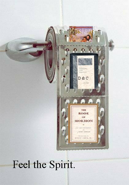 Mormon LDS toilet paper.
