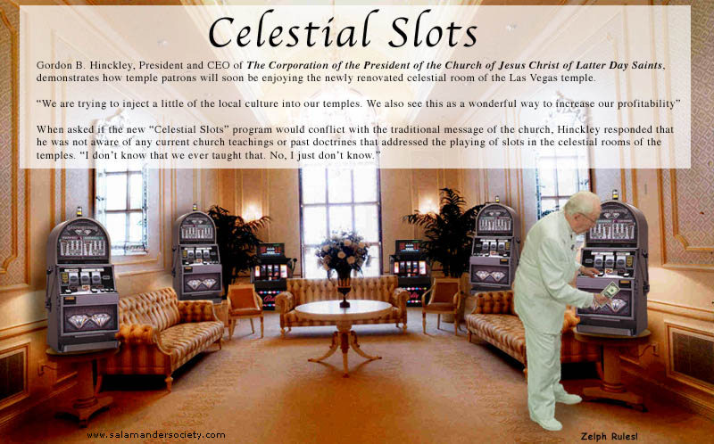 Gordon B Hinckley Las Vegas Temple slots.