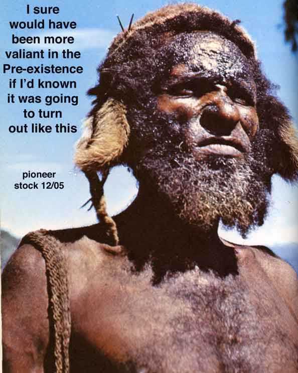 Mormon LDS Blacks valient in pre-existence.