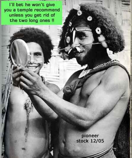 Mormon LDS piercings.