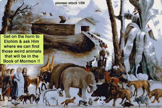 Book of Mormon animals and Noah.