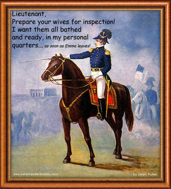 General Joseph Smith wives bathed and to his personal quarters.