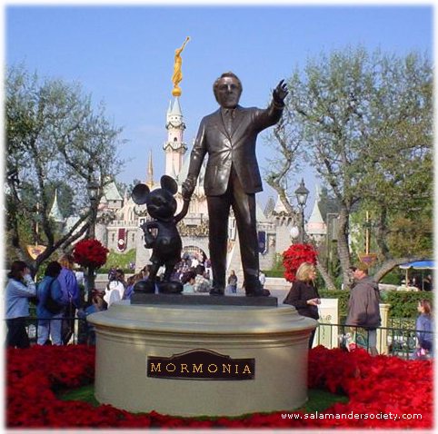 Mormonia with Joseph Smith and Mickey Mouse.