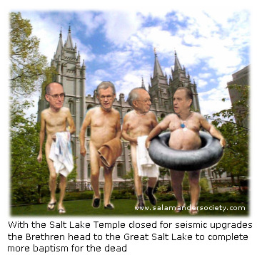 LDS Mormon salt Lake Temple seismic construction.