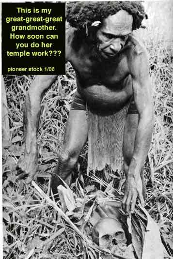 Mormon LDS baptism for dead.