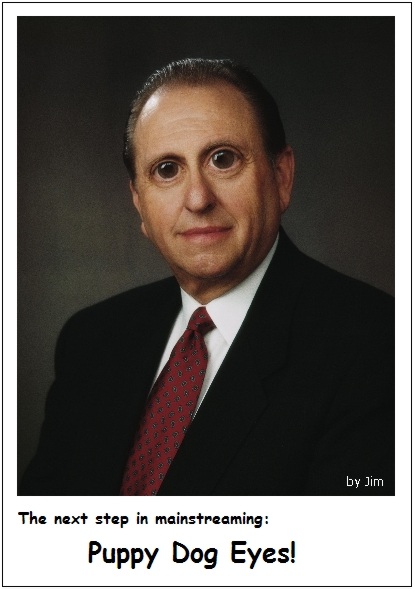 Thomas S Monson puppy eyes mainstream.