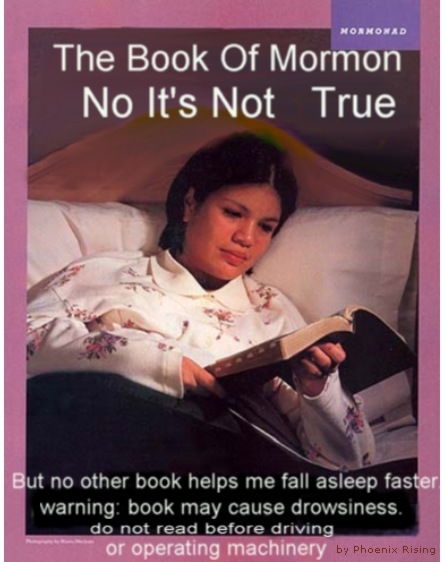 Book of Mormon sleep aid.