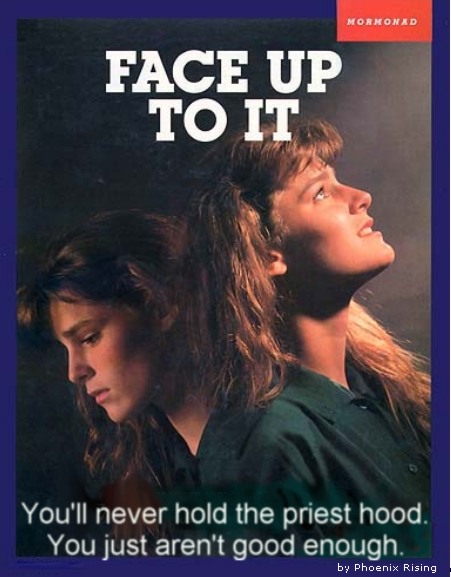 Mormon females no priesthood.