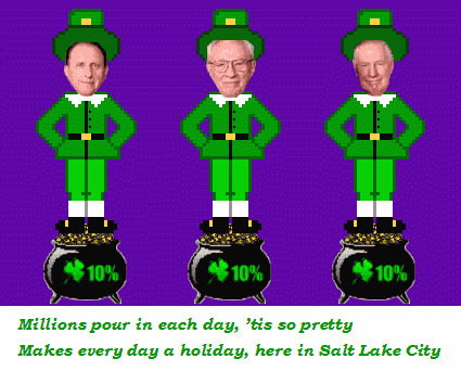 Hinckley, Monson, Faust St. Patrick's Day.