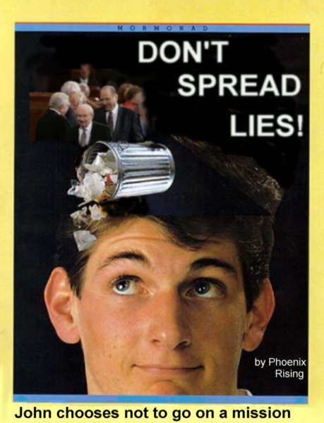 Mormon LDS youth turns down mission.