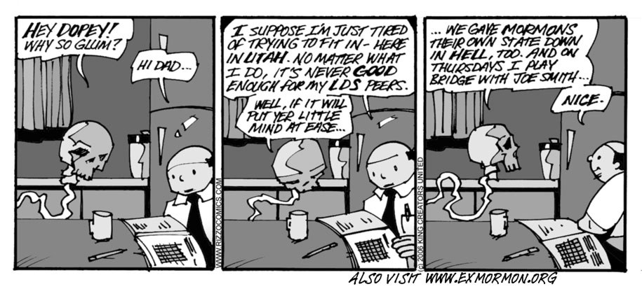 Rizzo comis Utah Mormons.