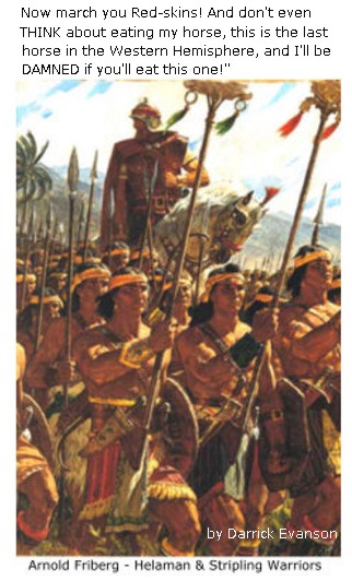 Lamanite Redskins Helaman's Horse.
