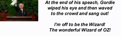 Hinckley hosanna shout out.