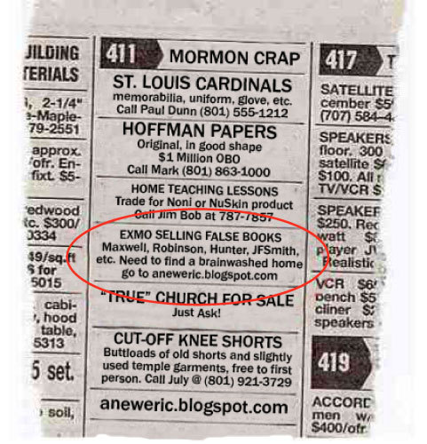 Classified false doctrine.