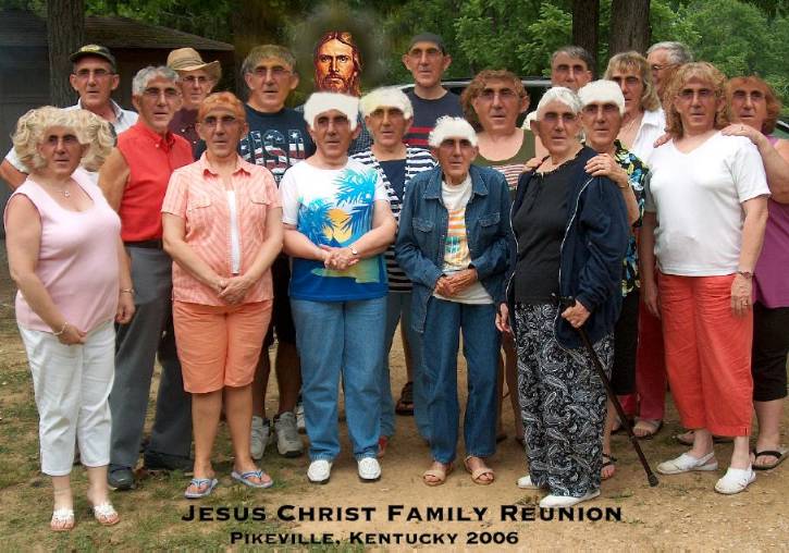 Jesus Christ family reunion.