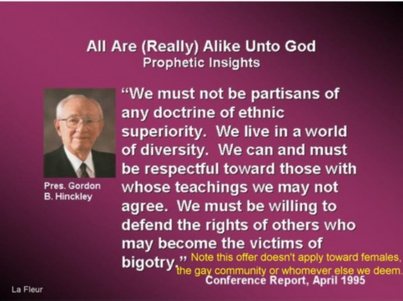 Hinckley's diversity.