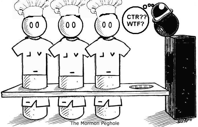 Mormon peg hole CTR WTF.