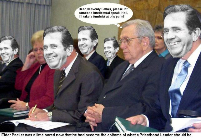 Boyd K Packer bored.