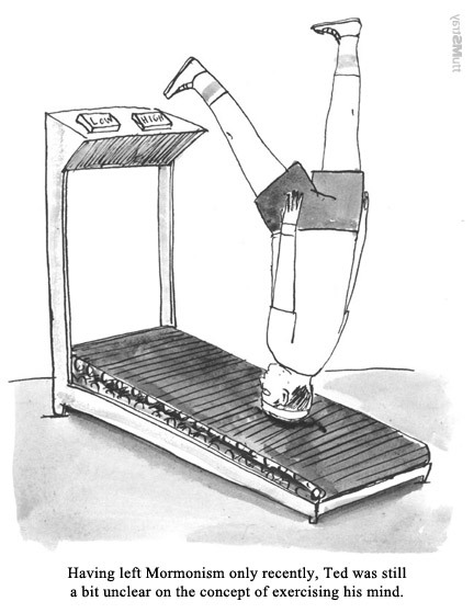 Mormon exercise mind.