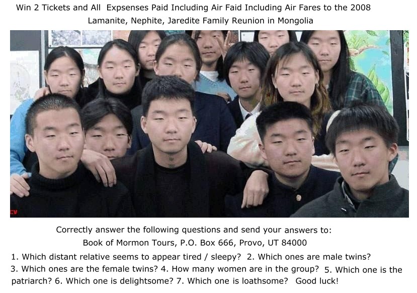 Lamanite, Nephite, Jaredite Reunion.