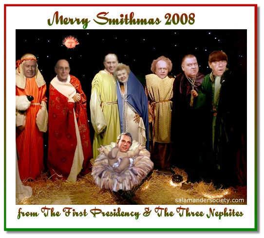 2008 First Presidency Smithmas Card - Thomas Monson.
