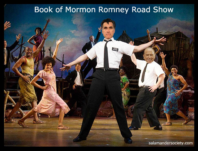Mitt Romney Mormon Road Show.