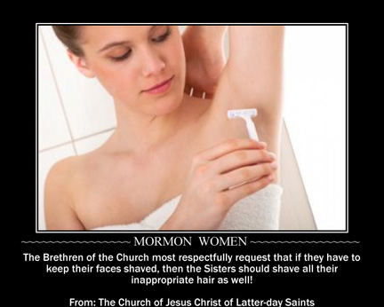 Mormon Women shaving by Madhatter.