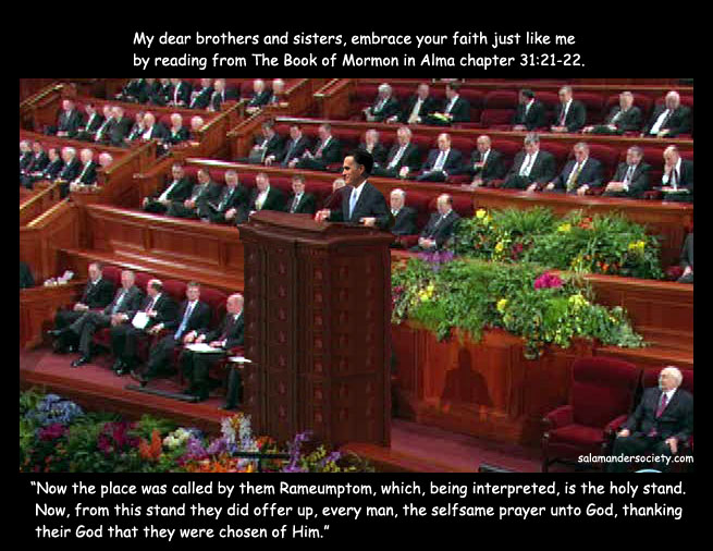 Mitt Romney embraces Mormon faith on Rameumptom.
