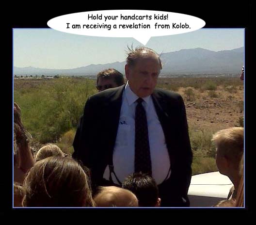 Thomas Monson revelation from Kolob by cricket.