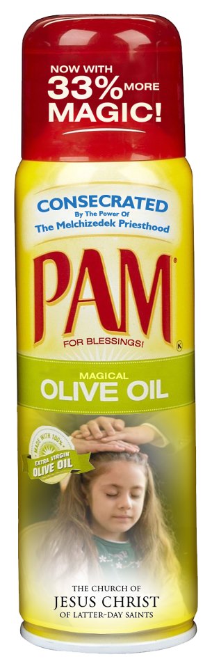 Mormon Consecrated Sacred Olive Oil by Craig Hart.