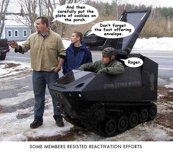 Mormon reactivation efforts by Stray Mutt.