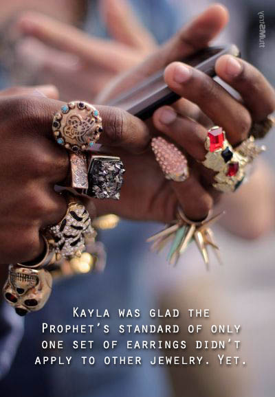 Mormon jewelry and ear rings by Stray Mutt.