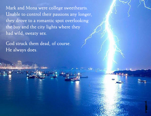 Hot Mormon sex and lightning strike by Stray Mutt.