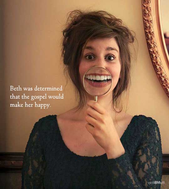 Mormon smile by Stray Mutt.