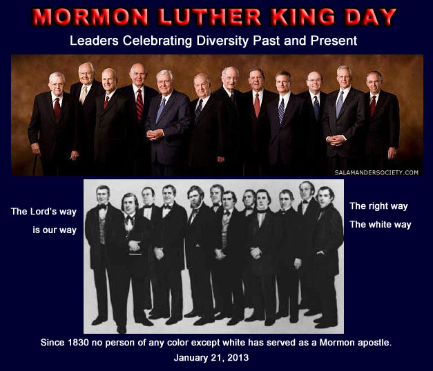 Mormon Luther King Day 2013.
