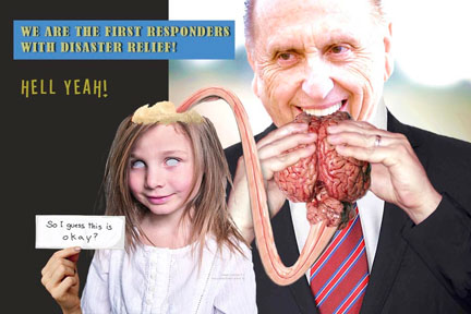 Thomas S Monson first responder. Mormon child on Mormonism.